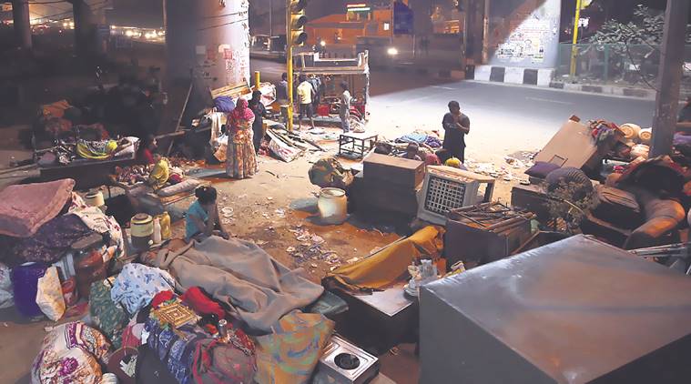 Kathputli colony, delhi slum demolition, kathputli colony demolition, kathputli colony residents,  kathputli jhuggi demolition, dda, delhi news, latest news, indian express
