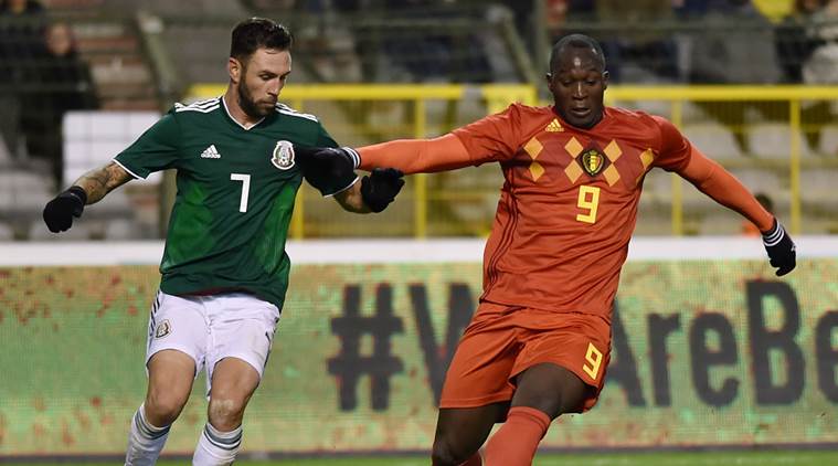 belgium vs mexico, international friendly, romelu lukaku, Hirving Lozano, Eden Hazard, football, sports news, indian express