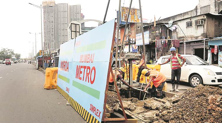 MUMBAI Metro Rail Corporation, mmrc delay, metro 3 corridor delay, Girgaon station, mumbai metro, mumbai news, indian express