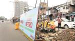 Metro 7 construction site: MMRDA slaps fine of Rs 5 lakh on contractor after rods fell on road