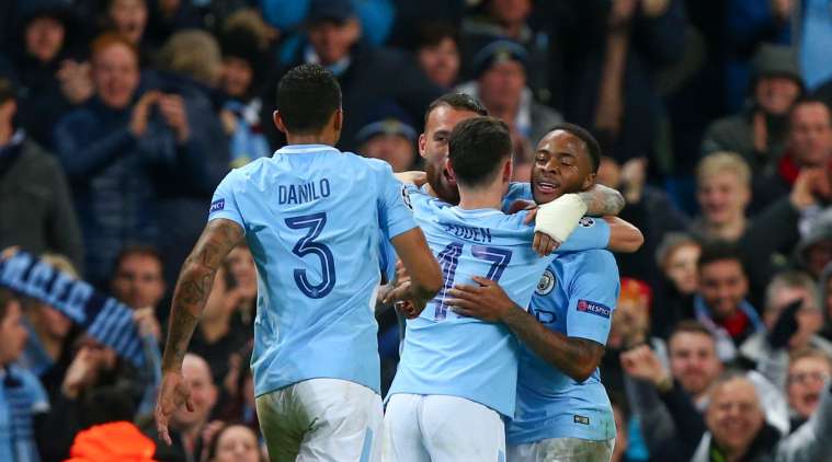 Raheem Sterling scores as Manchester City top UEFA Champions League group