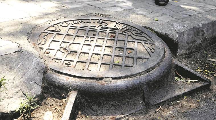 Le Corbusier-designed manhole covers , Le Corbusier, Le Corbusier manholecovers, Le Corbusier heritage mahole covers, chandigarh manhole covers, chandigarh news, indian express news 