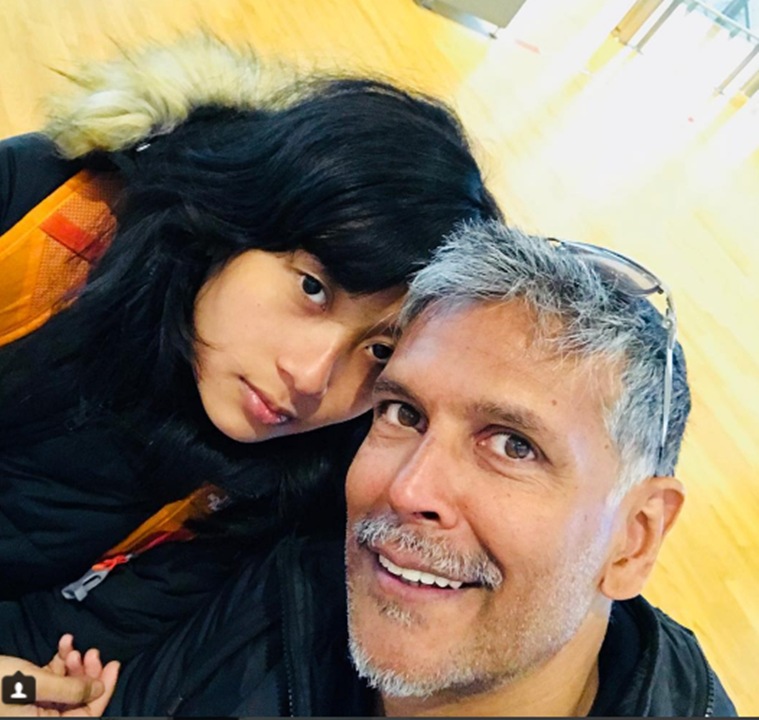 Milind Soman, Milind Soman birthday photos, Milind Soman age, Milind Soman girlfriend, Ankita Konwar, Ankita Konwar milind, milind Ankita photos