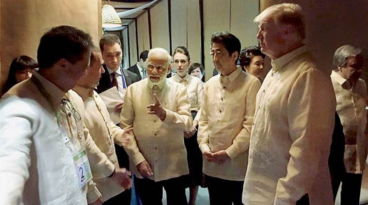 ASEAN Summit PM Modi Meets World Leaders At Gala Dinner In Manila