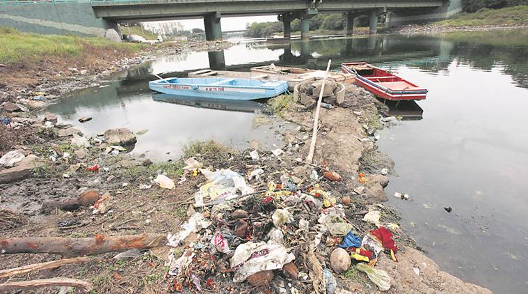 pune, pune river,  Mula-Mutha river,  Mula-Mutha river pollution, pune river pollution, National River Conservation Plan, PMC, latest news, indian express