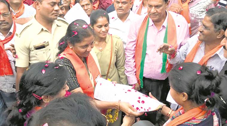 Nirmala Sitharaman, Gujarat elections, Gujarat Assembly elections 2017, BJP, PM Modi, sitharaman gujarat campaign, indian express, india news