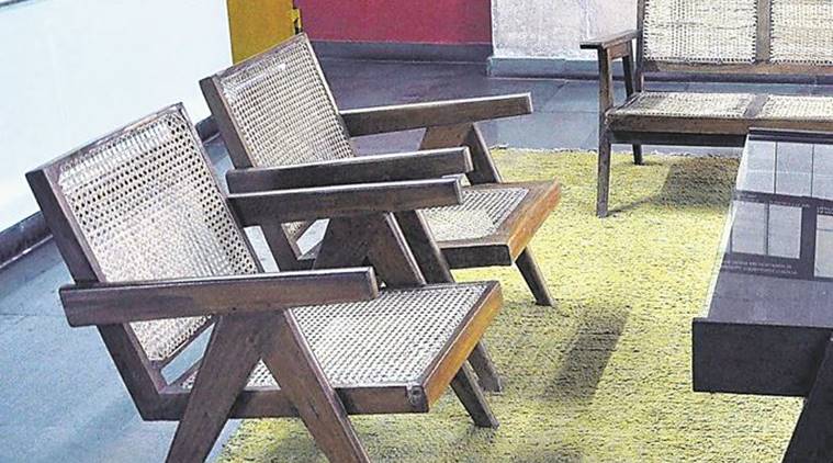 Punjab University, Heritage furniture, Pierre Jeanneret, PU furniture, Furniture sold for 1 crore, Chicago auction, Chandigarh news, Indian Express
