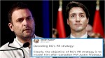 Are Rahul Gandhi’s tweets inspired by Justin Trudeau’s? This Twitter user thinks so