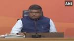 Ravi Shankar Prasad targets Rahul Gandhi over ‘Ease of Doing Business’ tweet