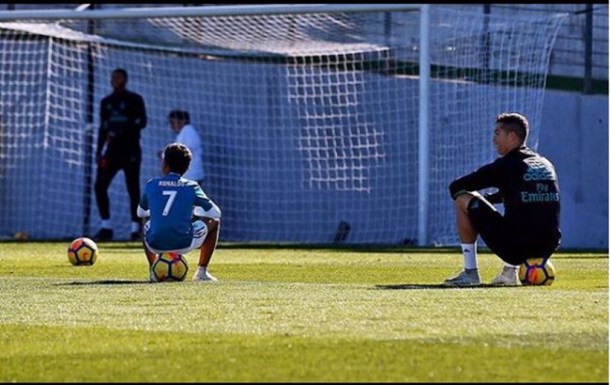 cristiano ronaldo, ronaldo pictures, georgina rodrigues, cristiano ronaldo junior, ronaldo father, ronaldo family pics, football, sports images, indian express