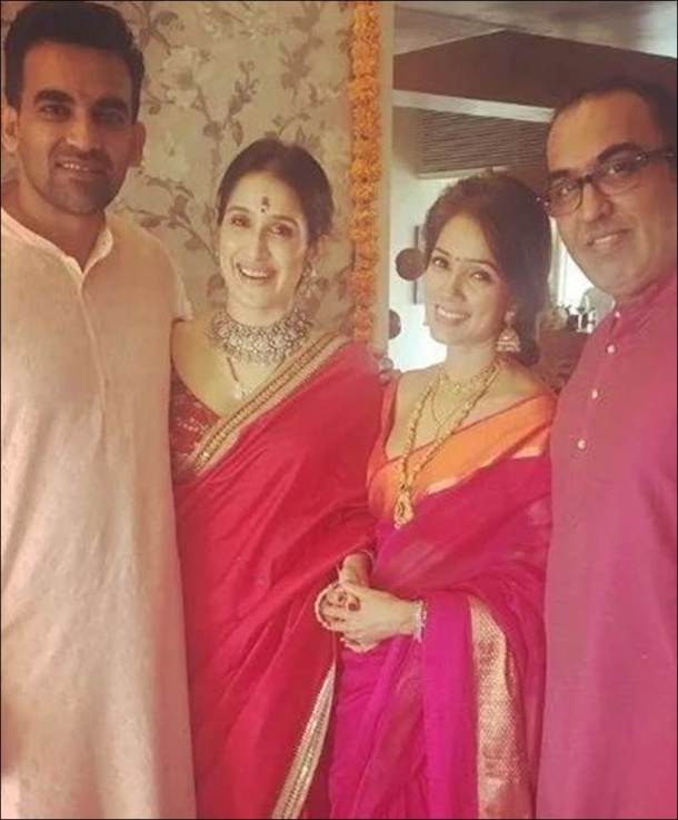Zaheer Khan marries girlfiend Sagarika Ghatge