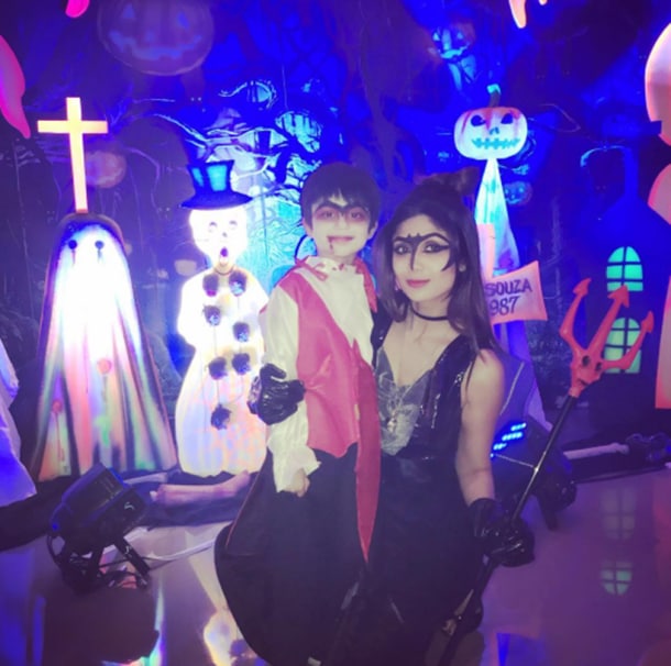 Shilpa Shetty, Shilpa Shetty photos, Halloween 2017, Halloween, happy Halloween, Halloween party pictures, Shilpa Shetty