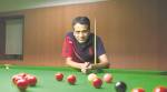 A train ticket examiner who has won laurels in billiards