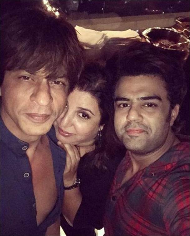 shah rukh khan at farah khan ed sheeran bash