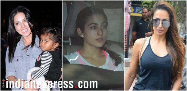 sunny leone, sarah ali khan, malaika arora, bollywood celebrities, celebrity photos
