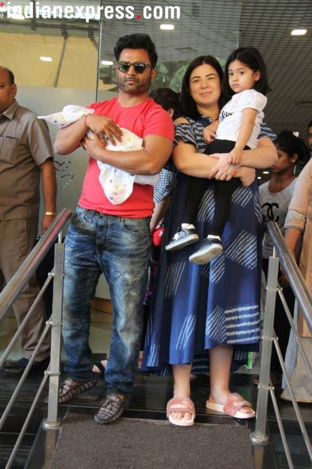 Urvashi Sharma Sachiin Joshi baby boy first photos