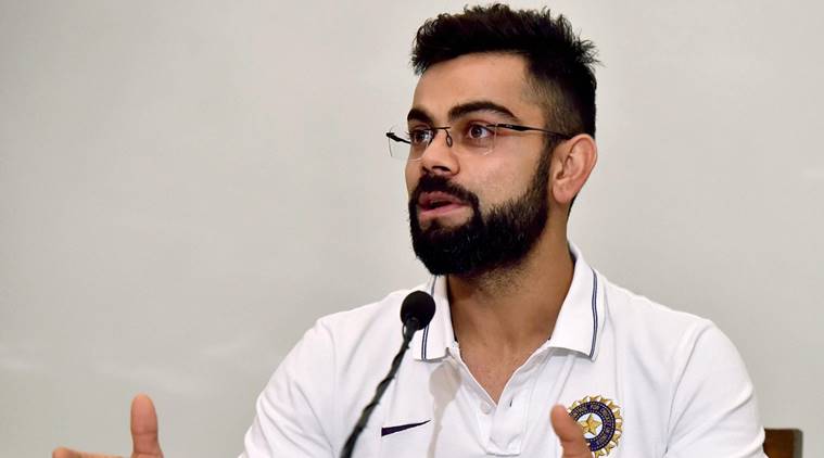 Virat Kohli in a press conference ahead of the Sri lanka test
