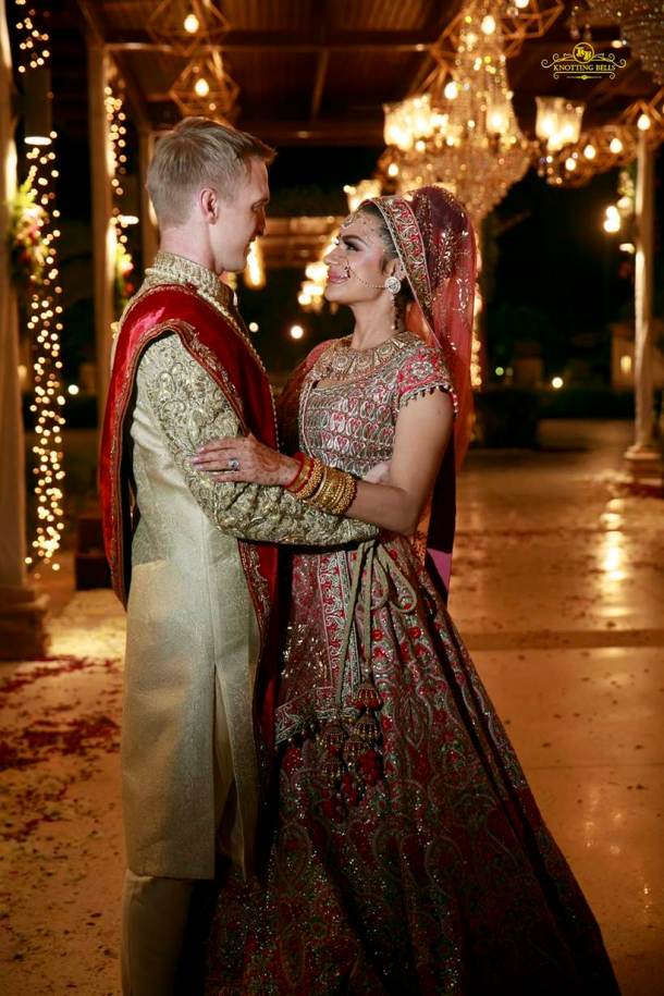 aashka goradia brent goble wedding photos