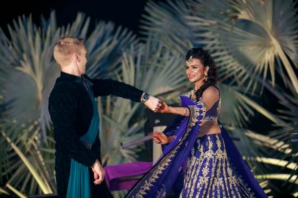 aashka goradia brent goble wedding photos