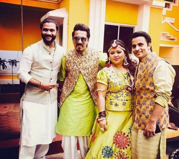 bharti singh haarsh limbachiyaa mehendi photos