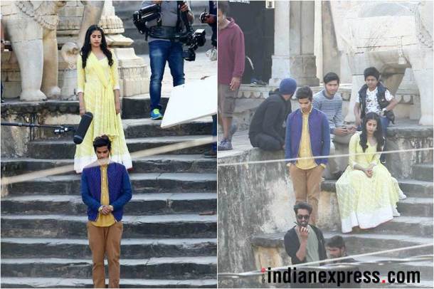 dhadak starring Janhvi Kapoor and Ishaan Khatter is being filmed in Jaipur