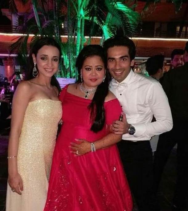 photos of bharti singh with sanaya irani at sangeet ceremony