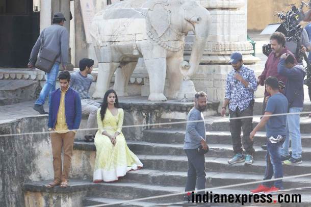 dhadak starring Janhvi Kapoor and Ishaan Khatter is being filmed in Jaipur