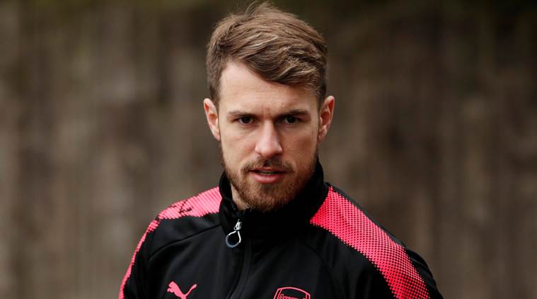 Shkodran Mustafi, Shkodran Mustafi Arsenal, Aaron Ramsey, Arsenal vs West ham United, Premier league, sports news, football, Indian Express