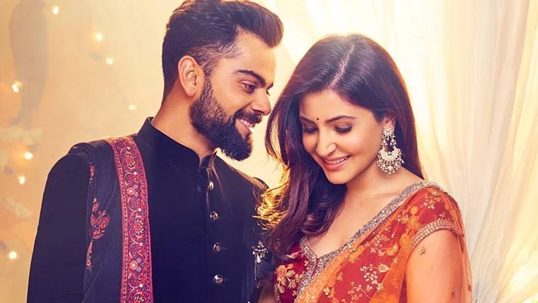 Anushka Sharma and Virat Kohli.