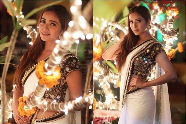 photos of asha negi at bharti singh's wedding