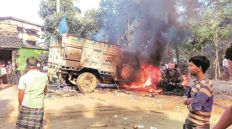 bhangar, tmc, south 24 parganas clash, trinamool congress, bhangar clashes, cpiml red star, west bengal news, indian express