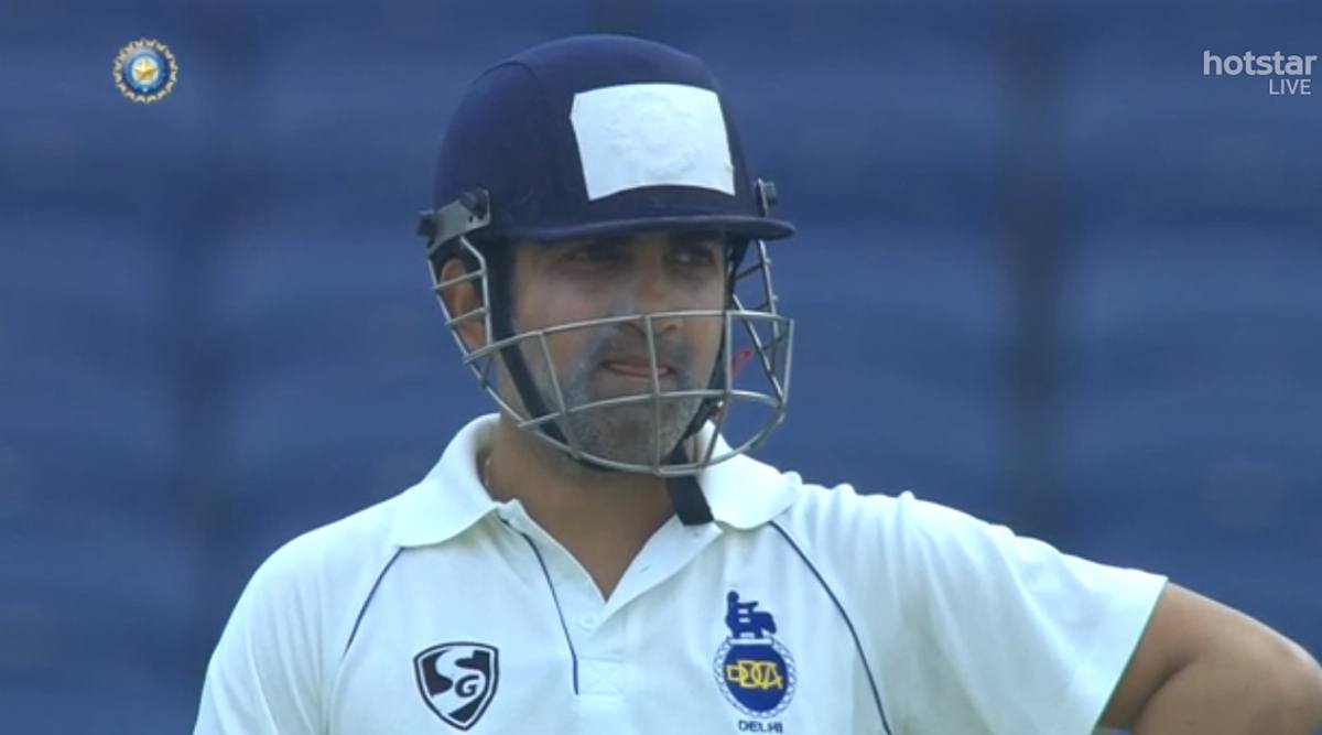 gautam gambhir, gambhir ranji trophy. delhi ranji