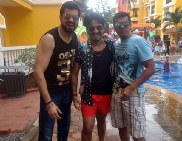 Bharti Singh Haarsh Limbachiyaa pool party photos