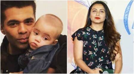 Rani Mukerji turns Santa Claus for Karan Johar’s kids, see photos