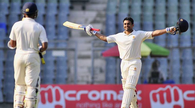 Ranji Trophy 2017, Ranji Trophy 2017 semi-final, Karnataka vs Vidarbha, Karun Nair, Karun Nair hundred, Karun Nair batting, Karun Nair runs, sports news, cricket, Indian Express