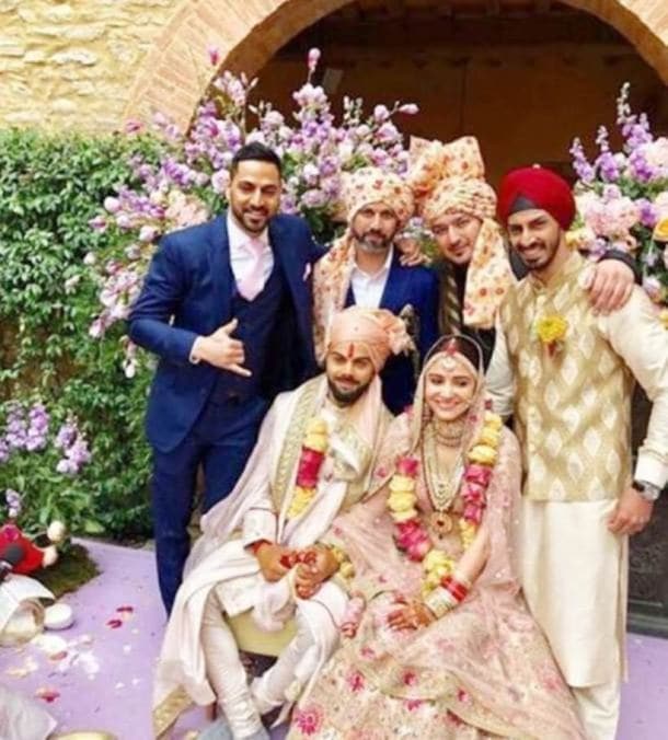 Virat Kohli Anushka Sharma wedding