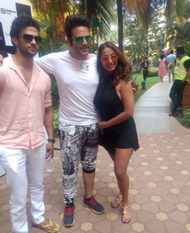 Bharti Singh Haarsh Limbachiyaa pool party photos