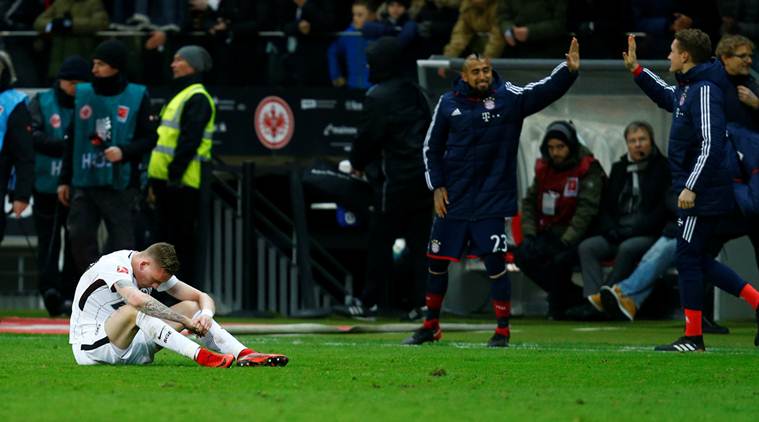 Marius Wolf, Marius Wolf Eintracht Frankfurt, Marius Wolf red card, sports news, football, Indian Express