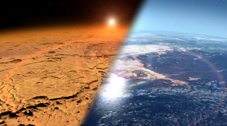New research has shown that Mars' atmosphere could not have been lost to solar wind, disproving earlier theories that suggested that radiation from the early Sun blew out most of the Red Planet's atmosphere. 