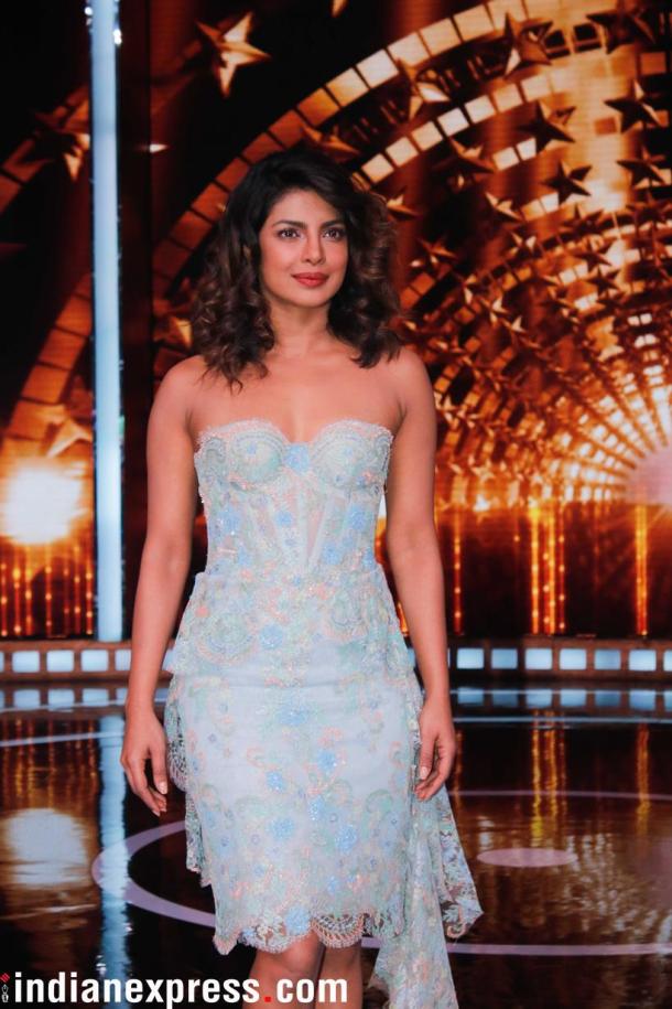 priyanka chopra with karan johar and rohit shetty