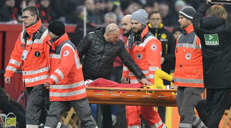 Dortmund's injured Maximilian Philipp