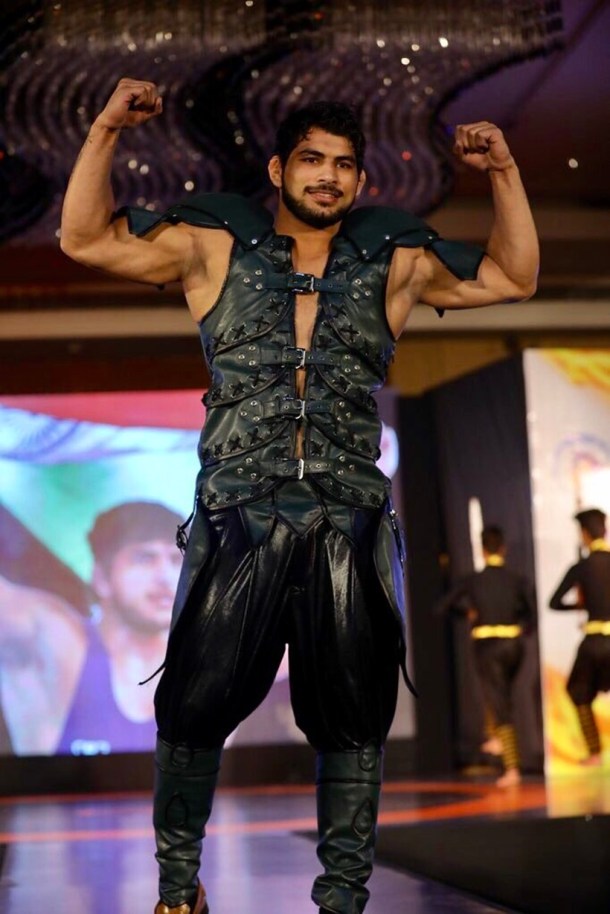 pawan saroha at pro wrestling league 3 launch