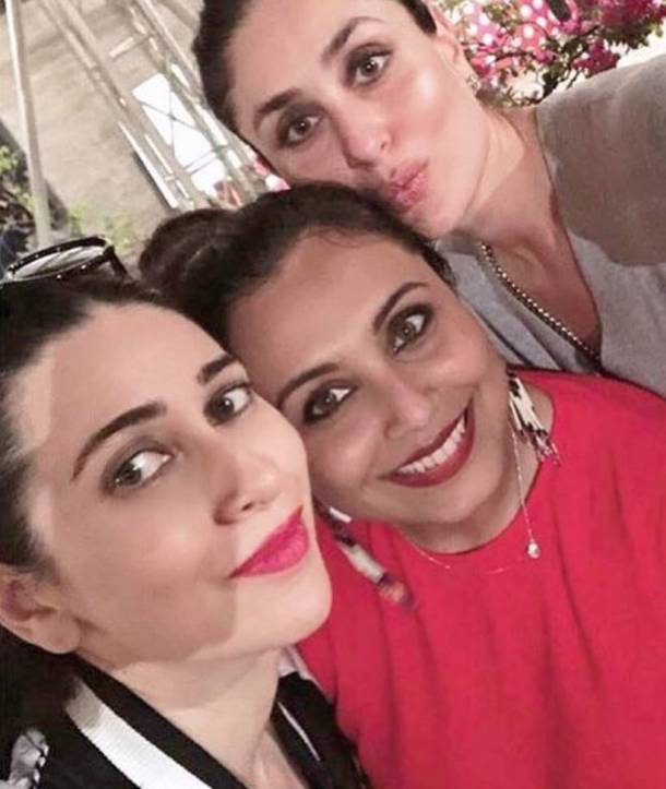 karisma kapoor with kareena kapoor and rani mukerji