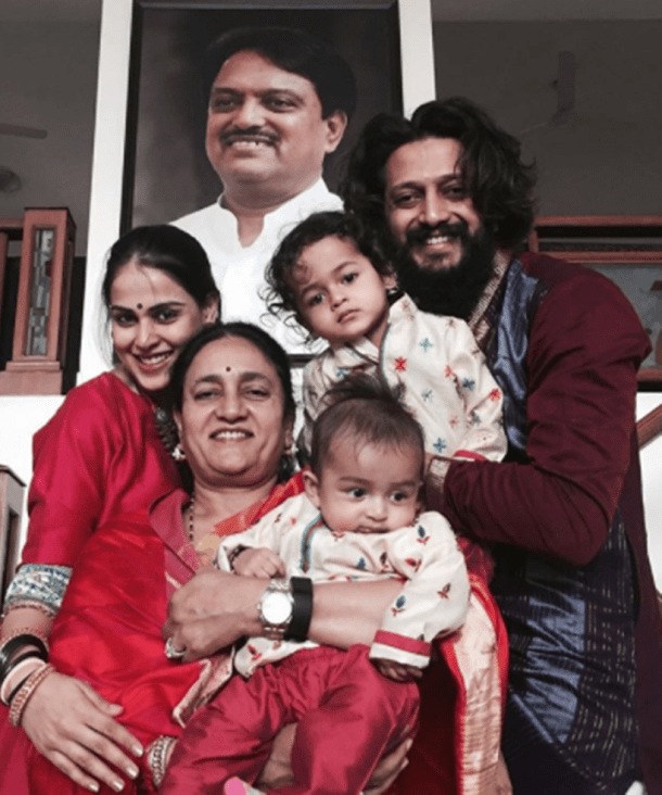 Riteish Deshmukh birthday family photos family photos