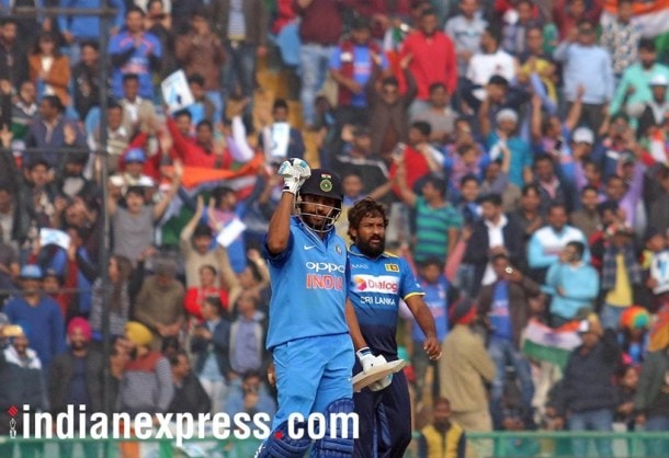 Rohit Sharma 208* -- 3rd double century in ODIs