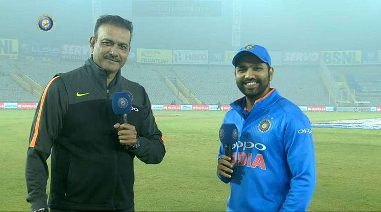 rohit sharma talks to ravi shastri