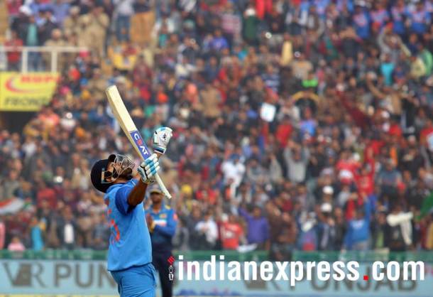Rohit Sharma 208* -- 3rd double century in ODIs