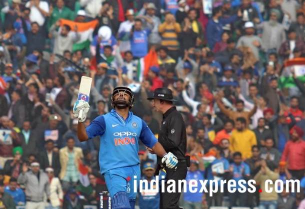 Rohit Sharma 208* -- 3rd double century in ODIs