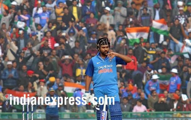 Rohit Sharma 208* -- 3rd double century in ODIs
