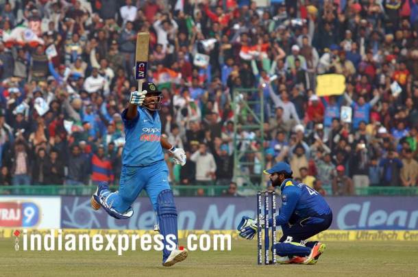 Rohit Sharma 208* -- 3rd double century in ODIs